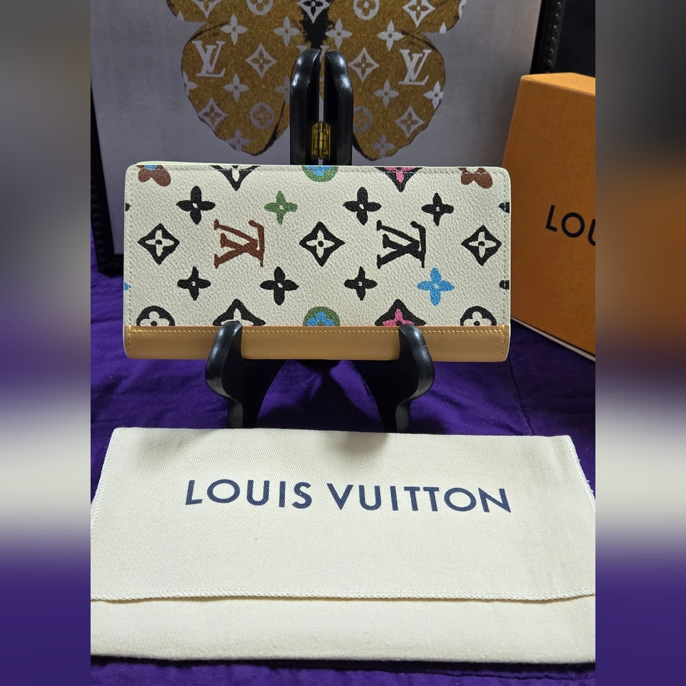 Louis Vuitton X Tyler Brazza Wallet In Vanilla Craggy Monogram - Picture 2 of 16